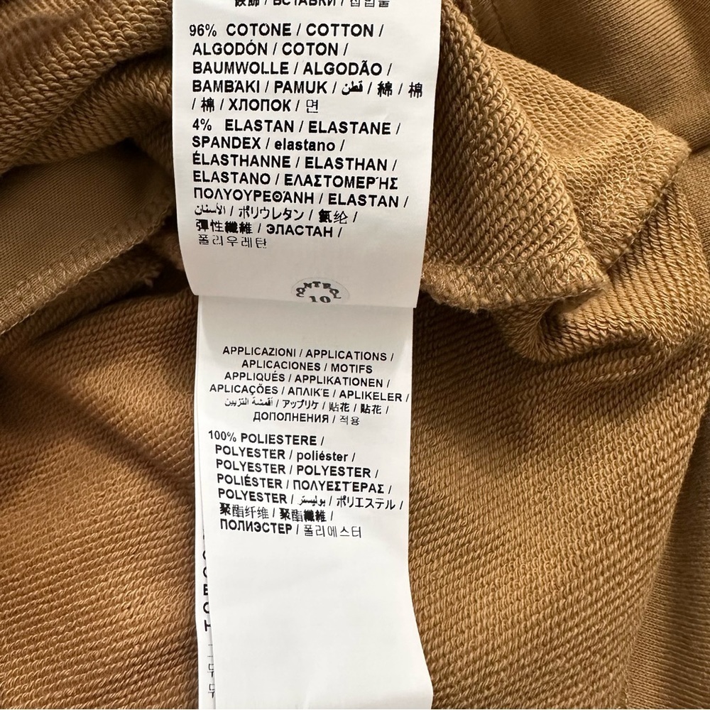 Love Moschino DISTRIBUTED BY SINV Sweatshirt Dress Gold Appliqués RARE SZ 4 NWOT - Picture 8 of 11